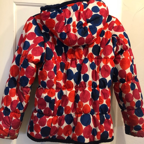 Girl’s Land’s End down winter coat, size M, 10-12. - Picture 3 of 3